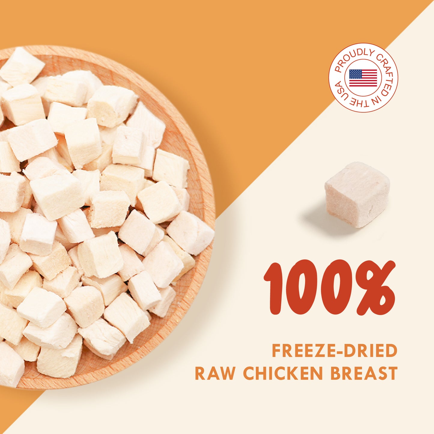 Freeze Dried Raw Chicken Breast